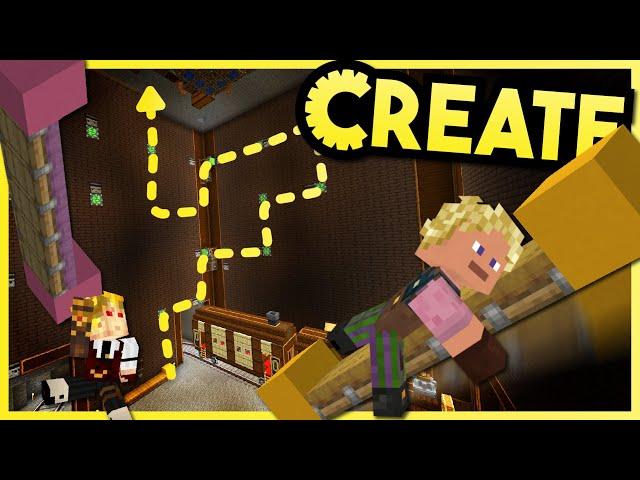 The Flip Flop Elevator!!! - Minecraft Create Mod S2 #8