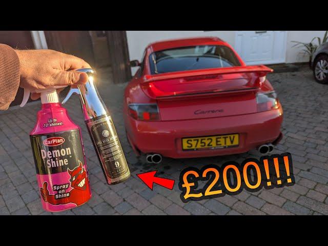 CHEAP £5 DEMON SHINE Vs £200 Worlds Most Expensive Detailer