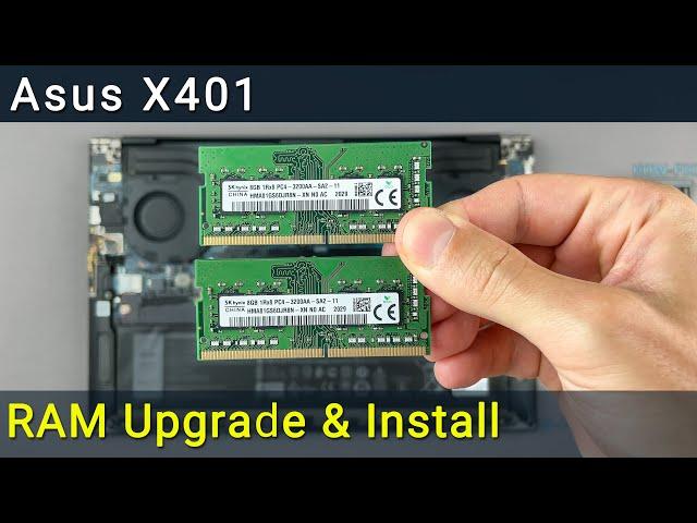 Asus X401A RAM Upgrade and Install | Step-by-step DIY Tutorial