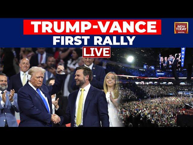 Trump Speech LIVE: Donald Trump And JD Vance Hold First Rally After RNC 2024 | US Election News