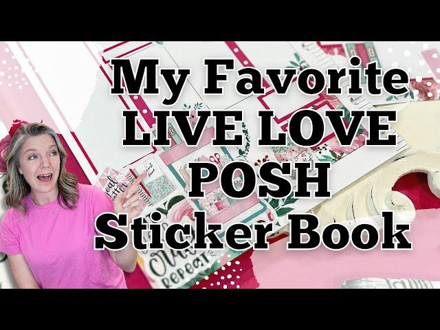 My FAVORITE Live Love Posh Stick Book || Live Love Posh || Plan With Me