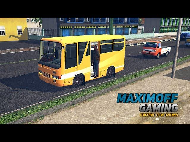 Engkel Ztom Minibus Mod & Kerala Map & Traffic Mod | Bus Simulator Indonesia Gameplay #40