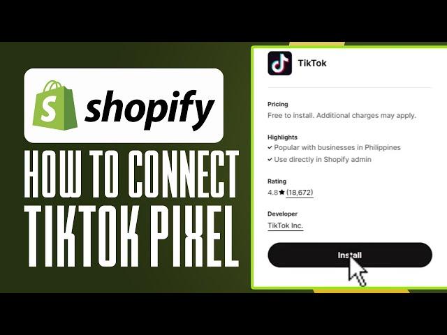 How To Connect TikTok Pixel To Shopify (2024) Full Guide