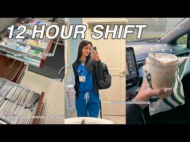 A DAY IN THE LIFE AS A NURSE // 12 hour shifts, passing medications, & being an agency nurse