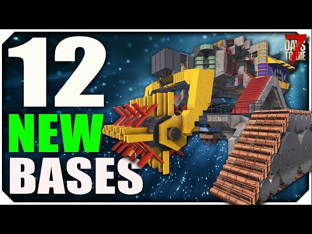 12 Mind-Blowing Community Bases in 7 Days to Die 1.0