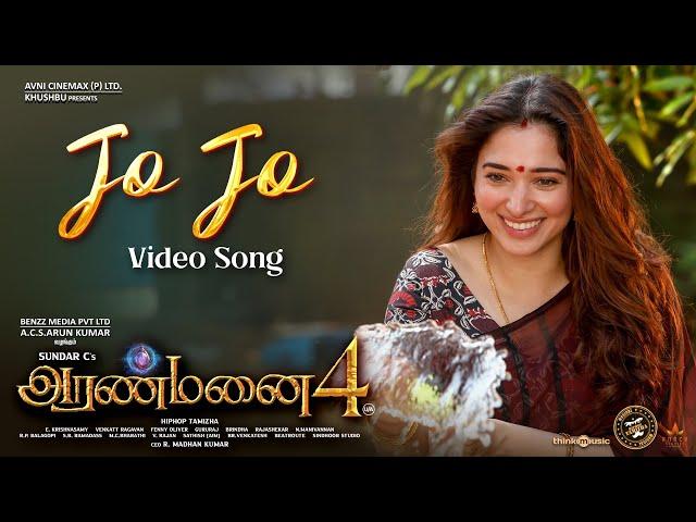 Jo Jo - Video Song | Aranmanai 4  | Sundar.C | Tamannaah | Raashii Khanna | Hiphop Tamizha