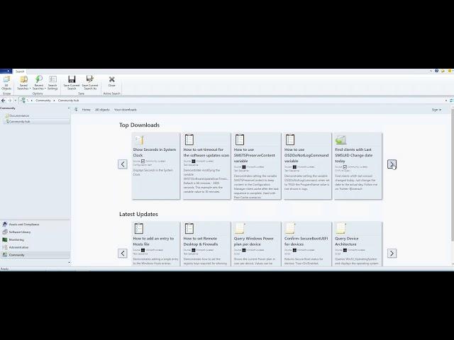 Microsoft Endpoint Configuration Manager - Community Hub