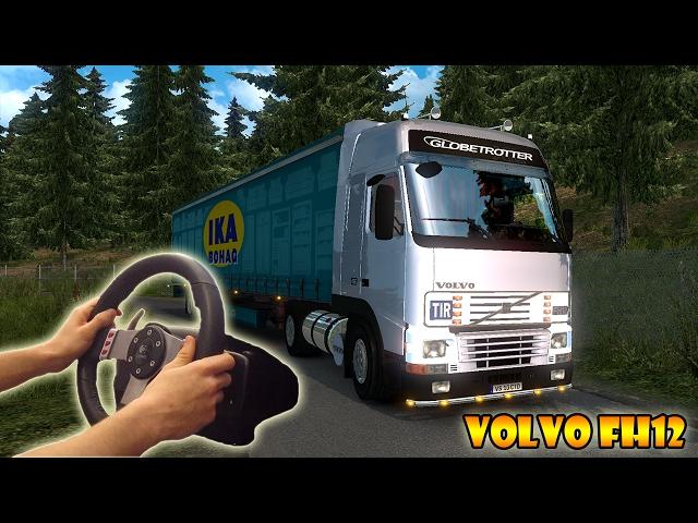 Volvo FH12 - Euro Truck Simulator 2 with Logitech G27 | Wheel camera #7