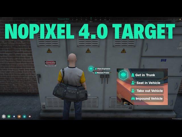 QBCore Nopixel 4.0 Target UI | QBCore Scripts