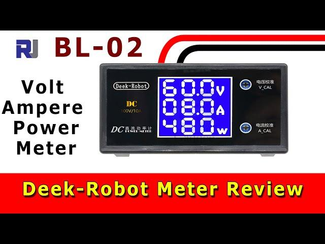 DC 0-100V 5A 10A 250W 999W LCD Digital Voltmeter Ammeter  Voltage Current Power  review - Robojax