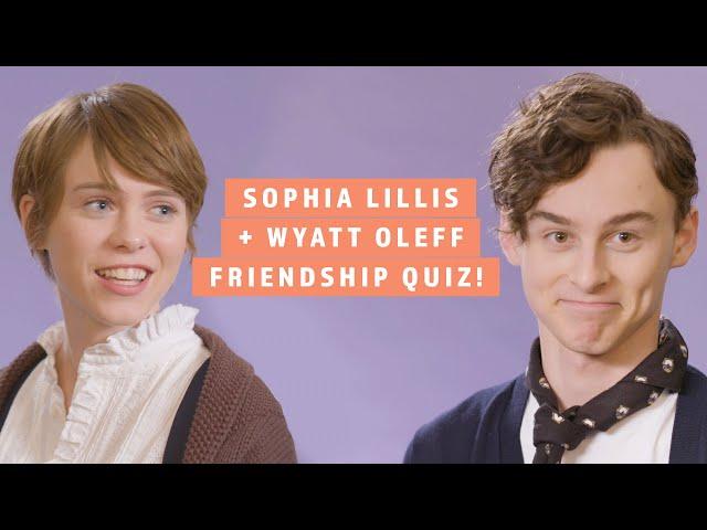 Sophia Lillis & Wyatt Oleff Test Their IRL Friendship