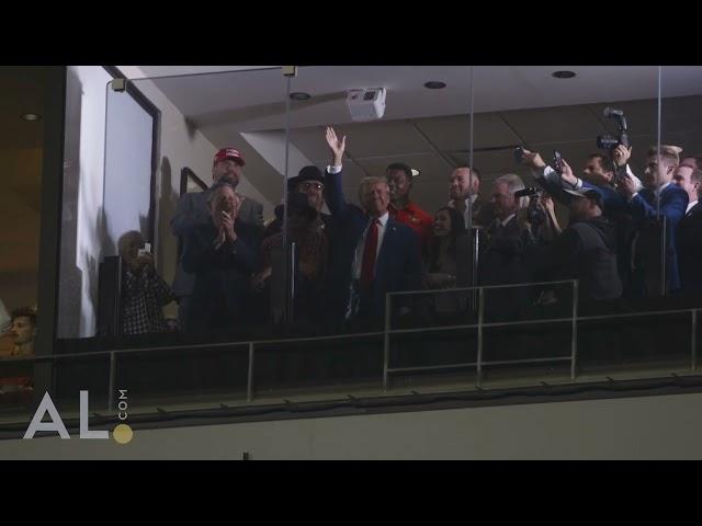 Donald Trump announced at Alabama-Georgia game at Bryant-Denny