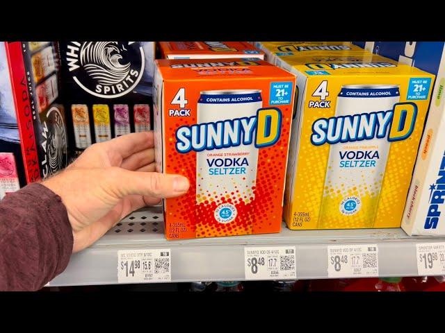 Sunny D Seltzer Alcoholic Beverage