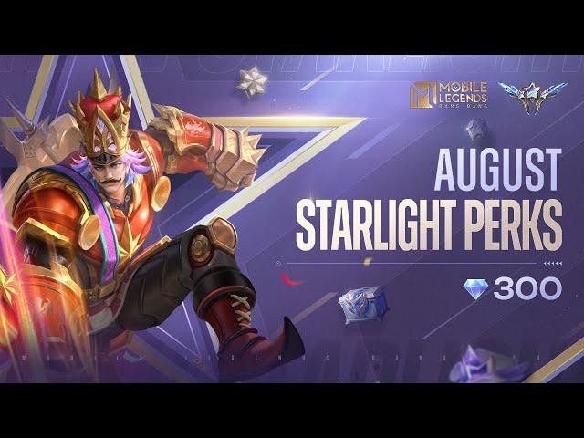 August StarLight Perks | Gatotkaca "Nutcracker Monarch" | Mobile Legends: Bang Bang
