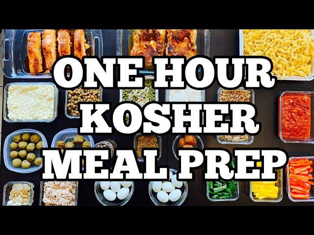 KOSHER MEAL PREP FOR THE WEEK  | 10 MEALS IN ONE HOUR | ORTHODOX JEWISH LIFE | FRUM IT UP