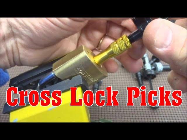 (253) How to Pick Cross (also Zeiss of Cruciform) Locks