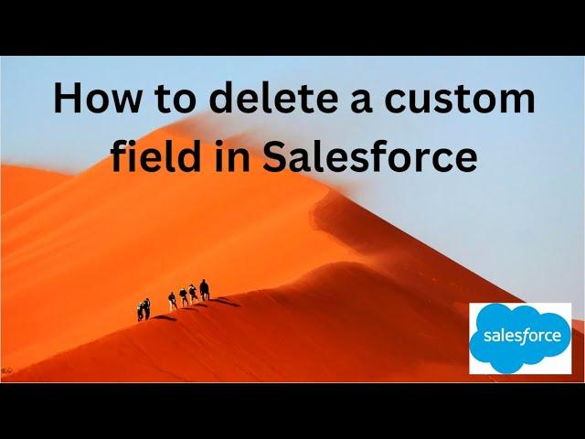 How to delete a custom field in Salesforce