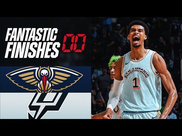 Final 5:10 WILD ENDING Pelicans at Spurs | December 8, 2024