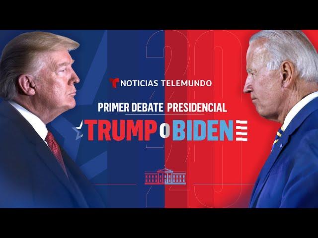 Primer debate presidencial: Trump o Biden (Español)