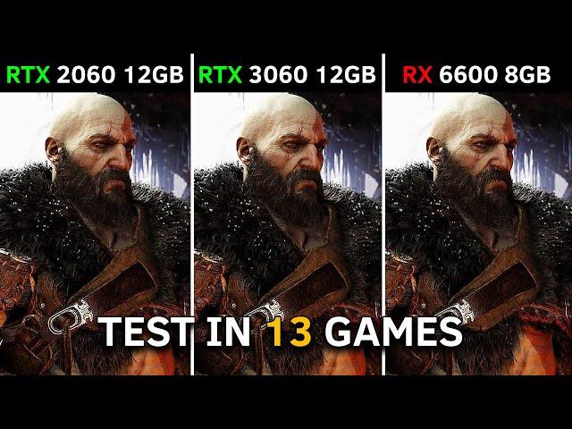 RTX 2060 vs RTX 3060 vs RX 6600 | Test in 13 Games | Which Is Better?