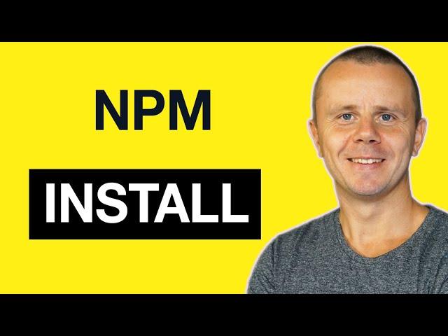 NPM Packages Installation using "npm install"