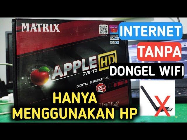 Cara koneksi internet tanpa dongel wifi. Cukup dengan hp