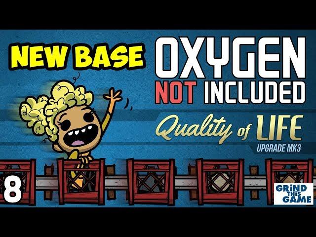 Oxygen Not Included #8 - EXOSUIT SETUP - Quality of Life Upgrade Mk 3 (QoL Mk3)