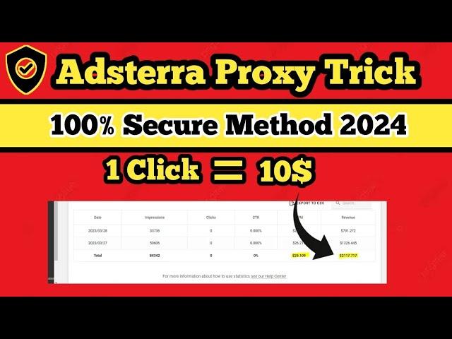 Adsterra self clicking method 2024 || Adsterra earning tricks