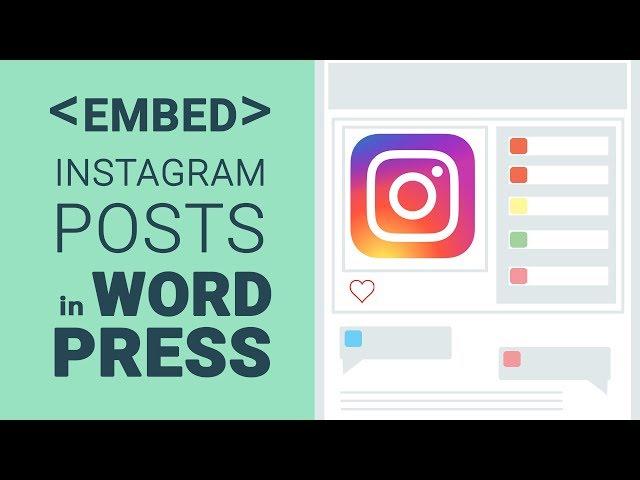 How to embed instagram post on WordPress [tutorial]