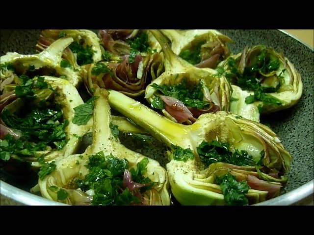 Артишоки на сковороде по римски / Carciofi in padella / Artichokes in the pan