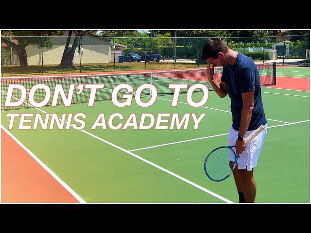 When NOT to Send Your Player to a Tennis Academy?