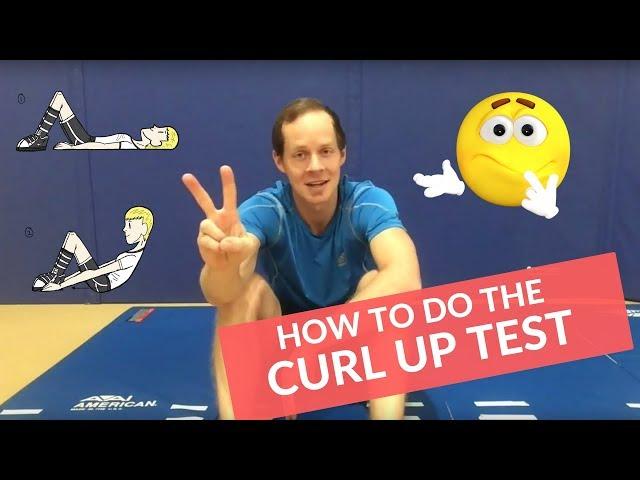 How to do the Curl Up Test |Fitnessgram in PE|