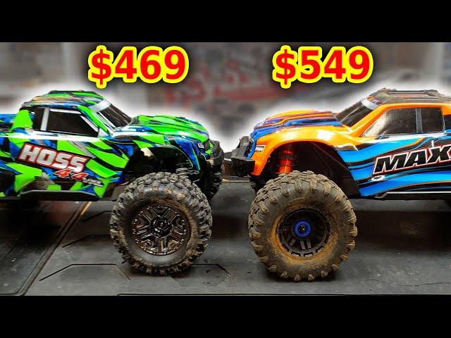 Traxxas HOSS VS MAXX RC Cars - Worth $80 more?