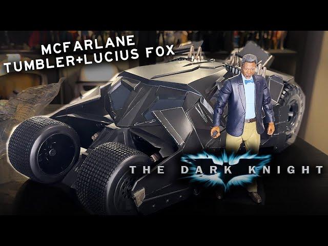 MCFARLANE 'THE DARK KNIGHT' TUMBLER + LUCIUS FOX TOY REVIEW!