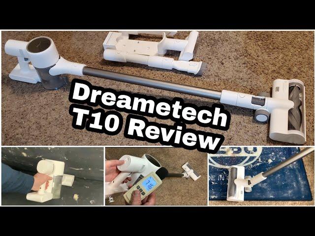 Dreametech Dreame T10 Cordless Stick Vacuum Review Demo & Maintenance Tips