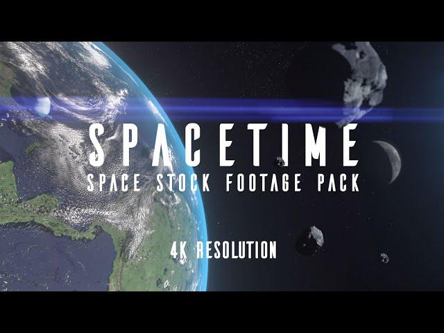 SPACETIME: 4K Space Stock Footage Pack | 65 Space VFX Elements