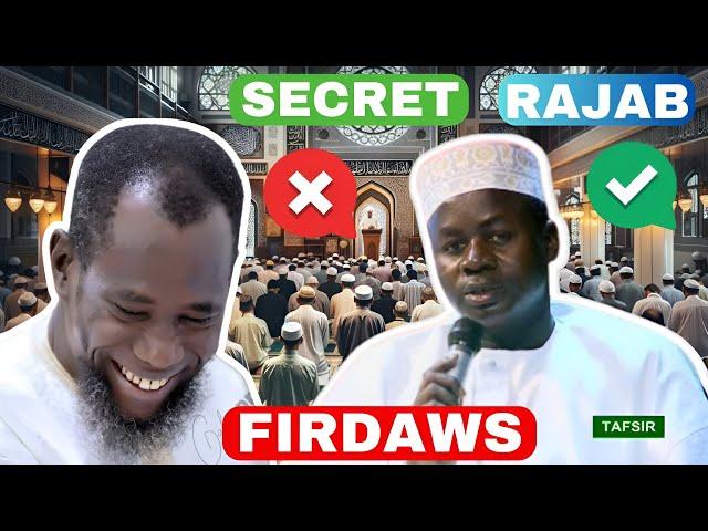 Gawal deff li bala Wérou Rajab bi diekh Allahu Akbar SECRET KAZU RAJAB IMAM RAFAHI OUSTAZ HADY NIASS