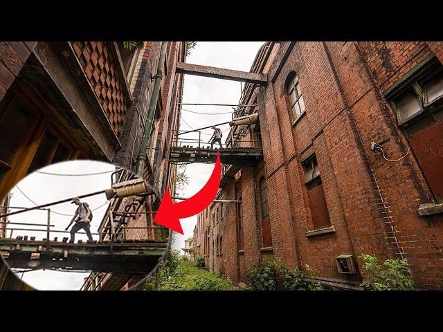Abandoned Grimsby Ice Factory: Crossing Collapsing Bridge
