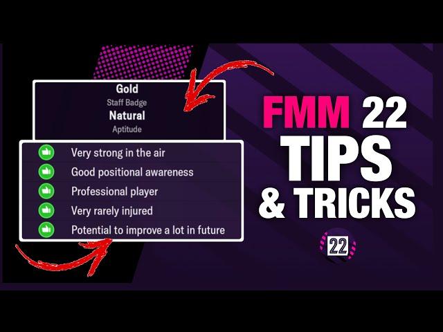 Football Manager 2022 Mobile Tips & Tricks | FMM22