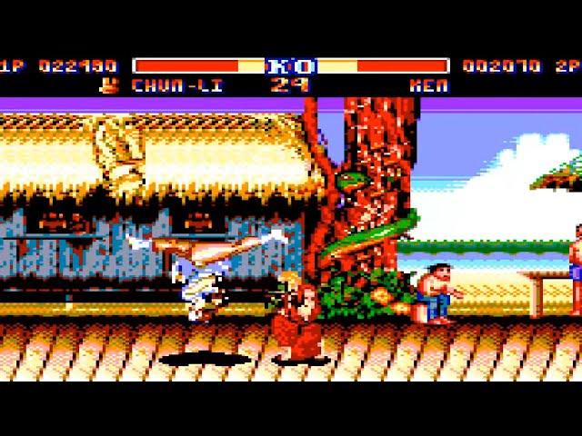 AMSTRAD Street Fighter II 128K The REAL CPC Edition 2021 beta FOR TECH DEMO LOOK INDIE RETRO NEWS