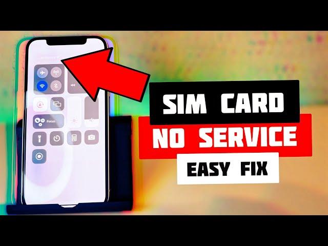 Sim Card Not Working | No Service | No Sim Card, Invalid Sim etc. How to FIX!