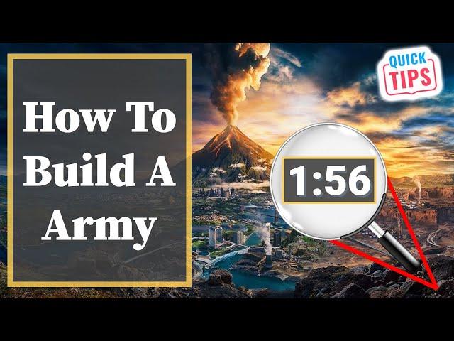 Civilization 6 - How To Build A Army