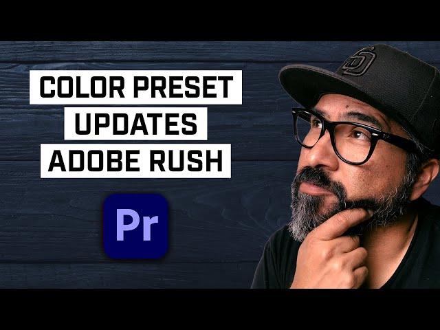 How to Apply Color Preset to All Clips in Adobe Rush