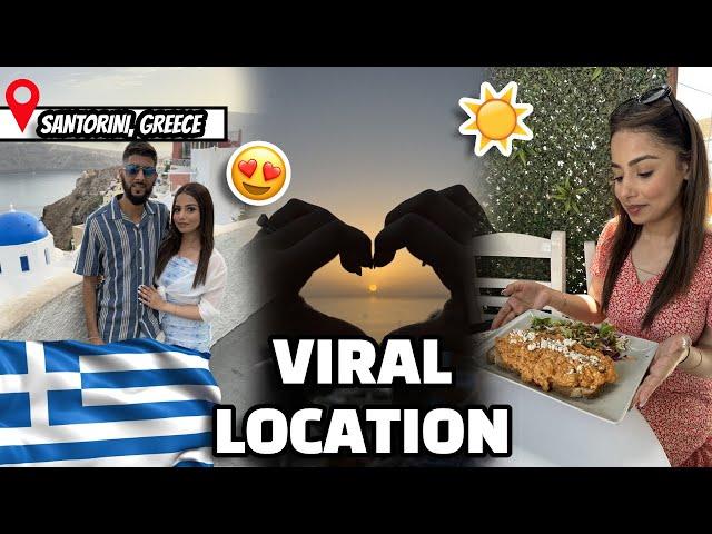 WE VISITED THE MOST FAMOUS SOCIAL MEDIA SPOT IN SANTORINI FOR A PHOTOSHOOT  *MUST WATCH*