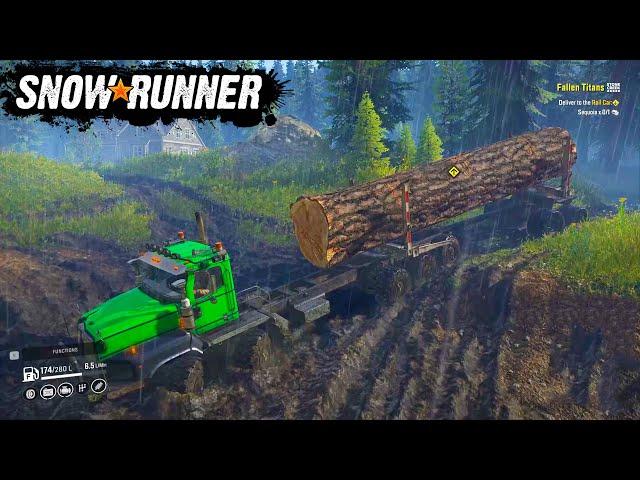 SnowRunner Phase 3 “Locate & Deliver” OBJECTS Fallen Titans (sequoia log)