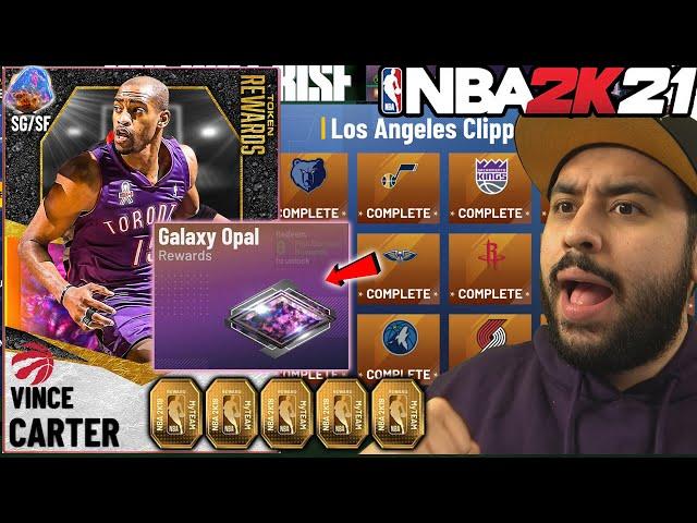 I COMPLETED EVERY COLLECTION FOR HUNDREDS OF TOKENS AND FUTURE GALAXY OPALS IN NBA 2K21 MYTEAM