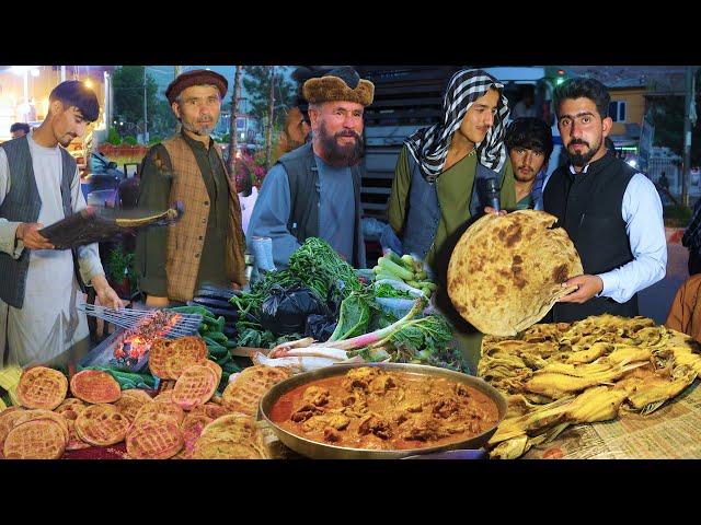 گزارش افغان ویزیت، رسیدیم به فیض آباد بدخشان، کباب ماهی، کباب افغانی Afghani Kebab and fish kebab