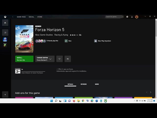 Fix Forza Horizon 5 Not Installing Error Code 0x800700e9 On Xbox App On Windows 11/10