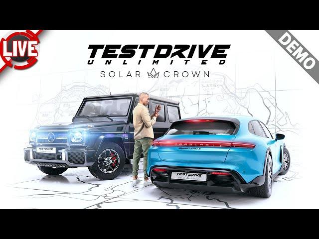 Endlich Rennen fahren im zweiten Testanlauf!?  - TEST DRIVE UNLIMITED SOLAR CROWN DEMO