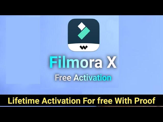 How To Activate Wondershare Filmora 11 For Free | Filmora X free activation